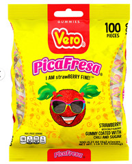 Vero Pica Gomas Fresa Strawberry 100 Ct