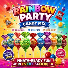 Assorted Bulk Candy Mix – Fun Size Variety Pack – Individually Wrapped Treats (9