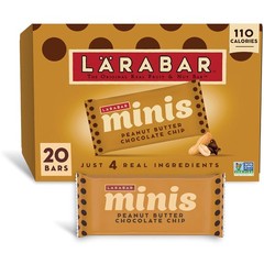 Larabar Minis Peanut Butter Chocolate Chip, Gluten Free 20 Count (Pack of 1)