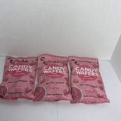 Chocomaker Candy Wafers Pink Vanilla Flavored Lot of 3 Melt Stir Decorate 12oz