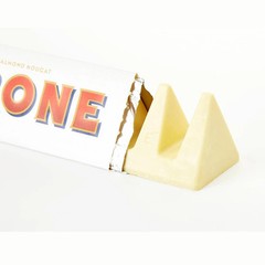 Toblerone White Chocolate Bar with Honey and Almond Nougat 340g Dad Father’s Day