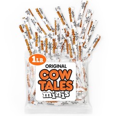 Candy Vanilla Cow Tales Minis – 1 Pound Bag (16 Ounces) – Fresh from the Factory
