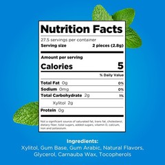 PUR Gum | Aspartame Free Chewing Gum | 100% Xylitol | Natural Peppermint Flavore