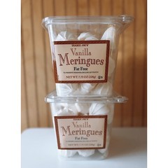 2 Pack Trader Joe’s Vanilla Meringues Gluten & Fat Free Bundle 7.75oz 220g