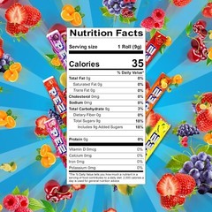 PEZ Candy Refills, 6 Assorted Fruit Flavors, Bulk & Delicious Candy (2 Pounds)