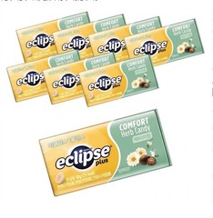 ECLIPSE Plus Comfort Herb Loquat Pear Candy 30g x 8 Tin Cases Sugar Free Korea