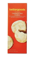 🔵 New Bettergoods Soft Baked Cinnamon Roll Blood Orange Glaze Cookies 6oz