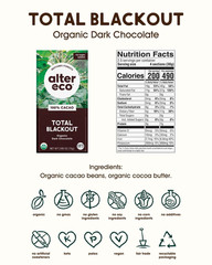 | Dark Chocolate Bars | Pure Dark Cocoa, Fair Trade, Organic, Non-Gmo, Gluten Fr