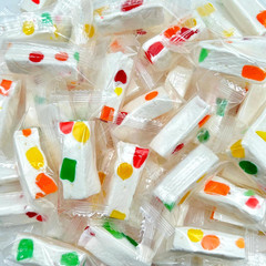 Jujube Nougat Candy, Fruity Jelly Bits, Chewy Candy, 9 Oz Bag | Individually Wra