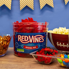 Red Vines Original Red Licorice Twists 3.5lb Party Size Jar Bulk Candy