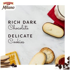Pepperidge Farm Milano Cookies, Dark 0.75 Ounce (Pack of 20), White