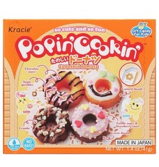 Kracie Popin’ Cookin’ DIY Candy Donuts Kit, No Bake, 1.44 Ounce (Pack of 4)