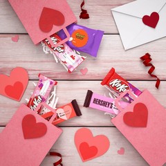 HERSHEY’S, KIT KAT® and REESE’S Assorted Chocolate Snack Size, Valentine’s Candy