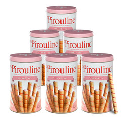 Pirouline Rolled Wafers – Strawberry – Rolled Wafer Sticks, Crème Filled Wafers