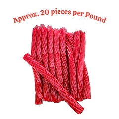 Jumbo 6 Inch Licorice Twists Candy | Pick Your Flavor | Soft Chewy Fruit Candy