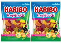 2 HARIBO TROPIFRUTTI Assorted Fruit Flavor Gummi Candies 175g 6.17oz