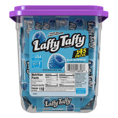 Candy, Assorted Fruit Flavored Taffy Candy, Sour Apple, Cherry, Strawberry & Ban