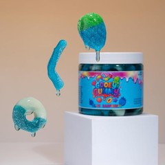 FirstChoiceCandy Sour Gooey Gummies- Wet & Sticky Candy Snack -22 oz Jar