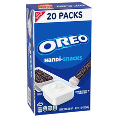 Handi-Snacks OREO Cookie Sticks ‘N Creme Dip Snack Packs, 20 Snack Packs