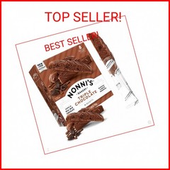 Nonni’s Bakery Triple Chocolate Biscotti Cookies, Gourmet Coffee & Tea Dipping S