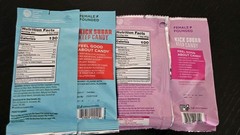(7) Smart Sweets Sweet Fish Red Twists Low Sugar Plant Based Vegan Candy Bags