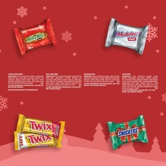SNICKERS, TWIX, MILKY WAY & 3 MUSKETEERS Minis Milk Chocolate – 70 Ct Bulk Bag