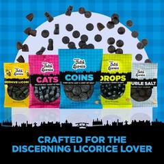Gustaf’s Salted Dutch Licorice Coins – 5.2oz 5.29 Ounce (Pack of 1), Black