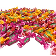 Mamba Fruit Chews Assorted, 5 Fruit Flavors Mix, Bulk Chewy Candy (4 Pounds)