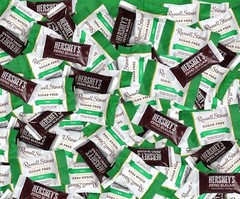 SUGAR FREE MIX PEPPERMINT & MILK CHOCOLATE RUSSELL HERSHEYS CANDY BULK VALUE BAG