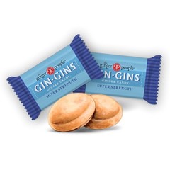 GIN GINS Super Strength Ginger Candy Made w/Fresh 1lb (Pack of 1), Blue