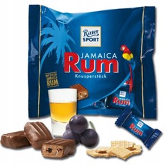 RITTER SPORT Jamaica Rum Filled Chocolate Cubes 200g / 7.05oz