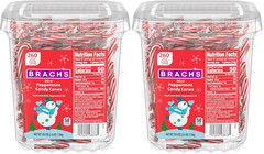 Mini Peppermint Candy Canes, Christmas Candy, Stocking Stuffers, Holiday Classic