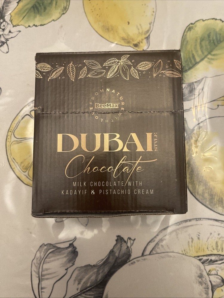 Authentic 2-Pack Dubai Chocolate Bars | 7 oz of Rich Milk & Kadayif Crisp