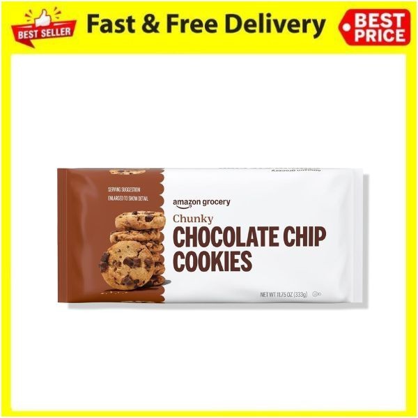 Amazon Grocery Chunky Chocolate Chip Cookies 11.75 Oz Fresh Snack