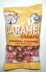 4 oz. Caramel Cremes ~Goetze Original ~Soft Chewy Vanilla Cream Center ~Fresh