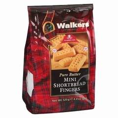 Walkers Shortbread Mini Fingers Cookies Butter, 4.4 oz