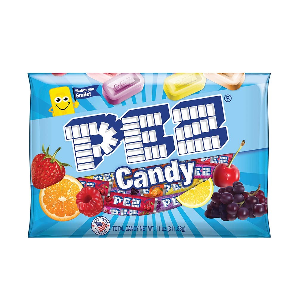 PEZ Candy Refill Rolls Variety Bag 11oz Bulk Candy Refills