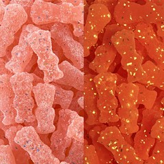 SOUR PATCH KIDS Glow Ups Strawberry-Watermelon Soft & Chewy Candy, Bulk Candy, 1