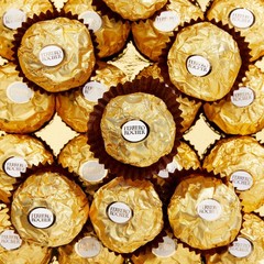 Ferrero Rocher, Milk Chocolate Hazelnut Candy, 21.2 Oz, 48 Count