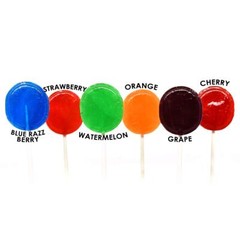48 Count Charms Sweet Pops Flat Lollipops Assorted Flavors Gluten Free Kosher