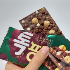 2+2 LOTTE Dream Cacao 72% Chocolate Balls 86g & Tokping Hazelott & Almond Korea