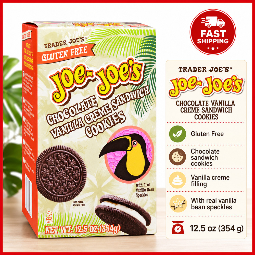 Gluten Free Joe-Joe’s Chocolate Vanilla Creme Cookies