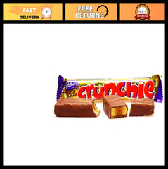 18 British Chocolate Crunchie Bars – Delicious Honeycomb Candy Treats