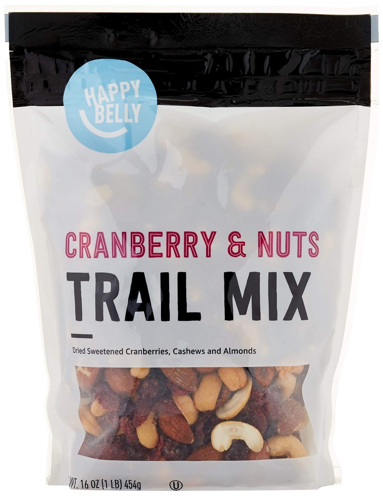 Brand – Happy Belly Cranberry & Nuts, Trail Mix, 1 Pound (Pack