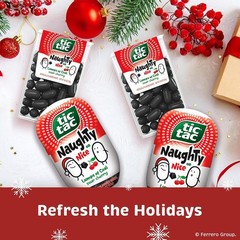 Festive Sour Cherry Mints, Stocking Stuffer, 12 Count