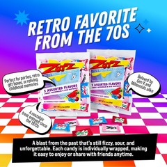 ZOTZ Fizzy Sour Candy Bulk – Retro Italian Hard Candy Individually Wrapped – …