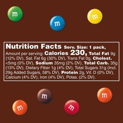 36 Packs M&M’s Chocolate Candy 1.69oz SHIPS WITH COOLING PACKS BB: March 2027