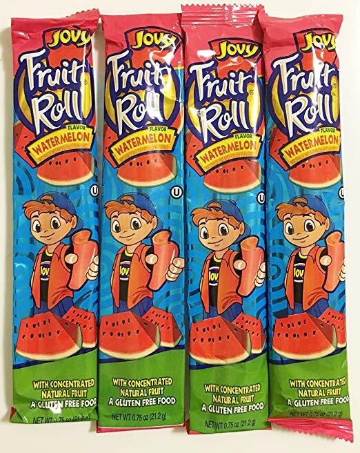 Jovy Fruit Roll Snacks – Watermelon (16 Packets per Order) – Perfect for Snacks