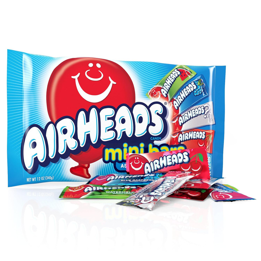 Mini Candy Bars, Taffy Variety Pack, Individually Wrapped Bulk Candy, Six Assort