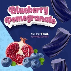 Licorice 10 Ounce Classic Gourmet Soft & Chewy Australian Blueberry Pomegrana…
